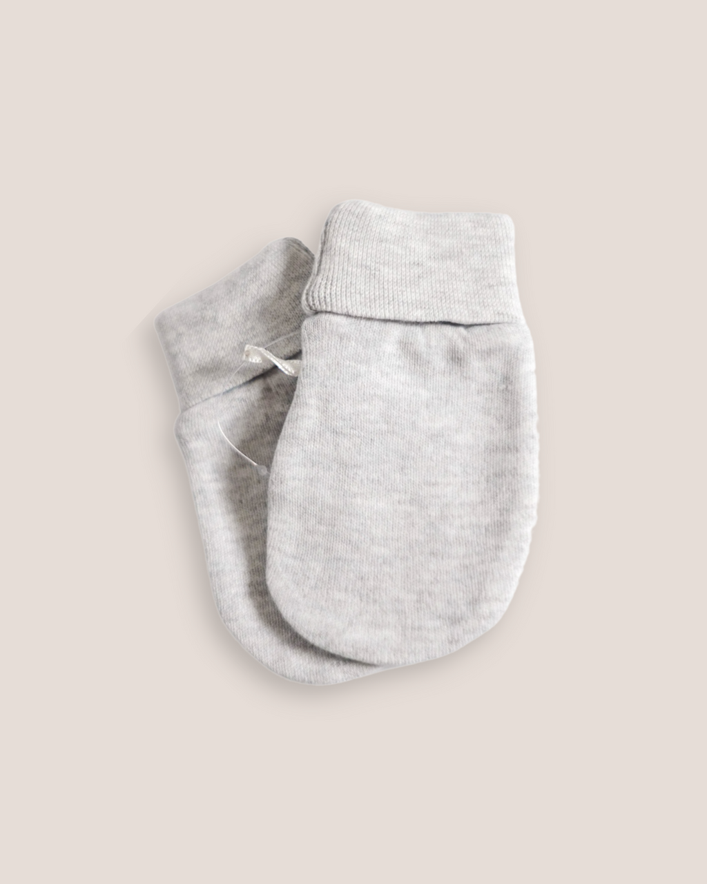 colour:chocolate | Grey soft newborn baby mittens