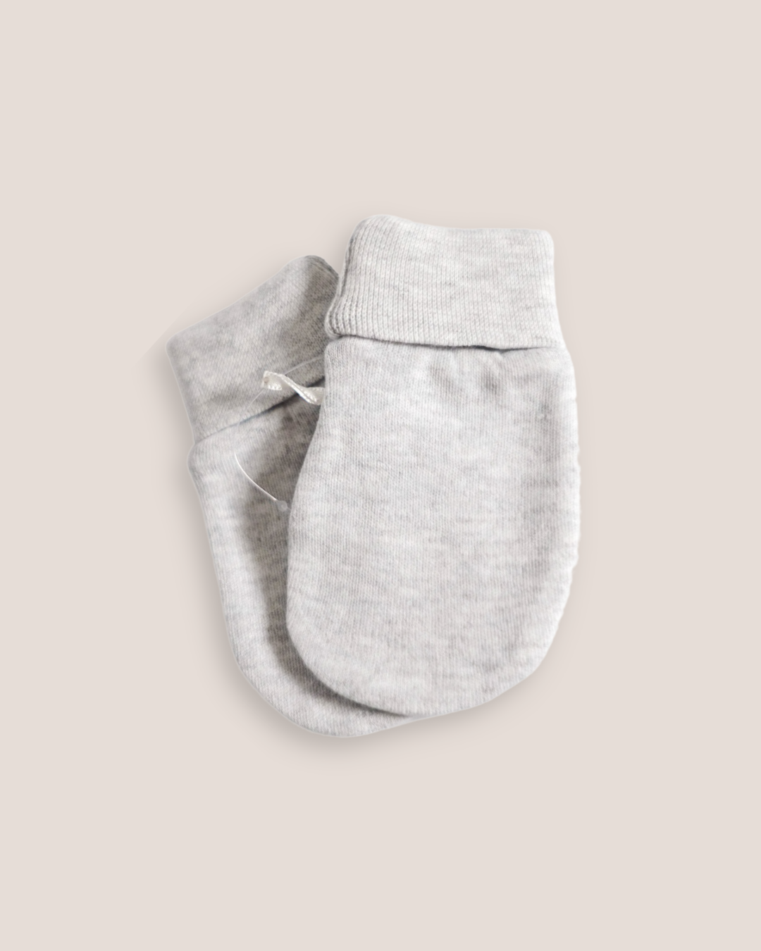 colour:chocolate | Grey soft newborn baby mittens