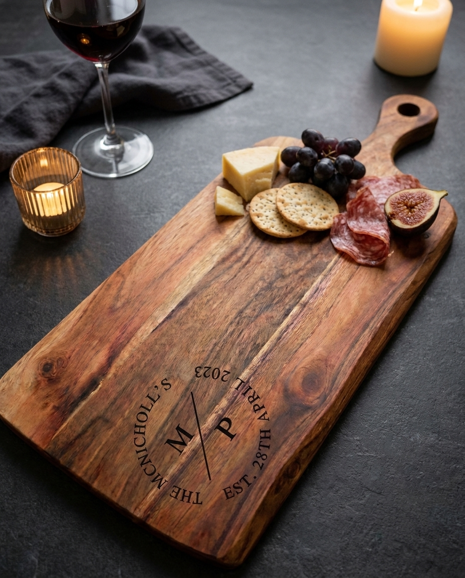 Laser Engraved Cheeseboard