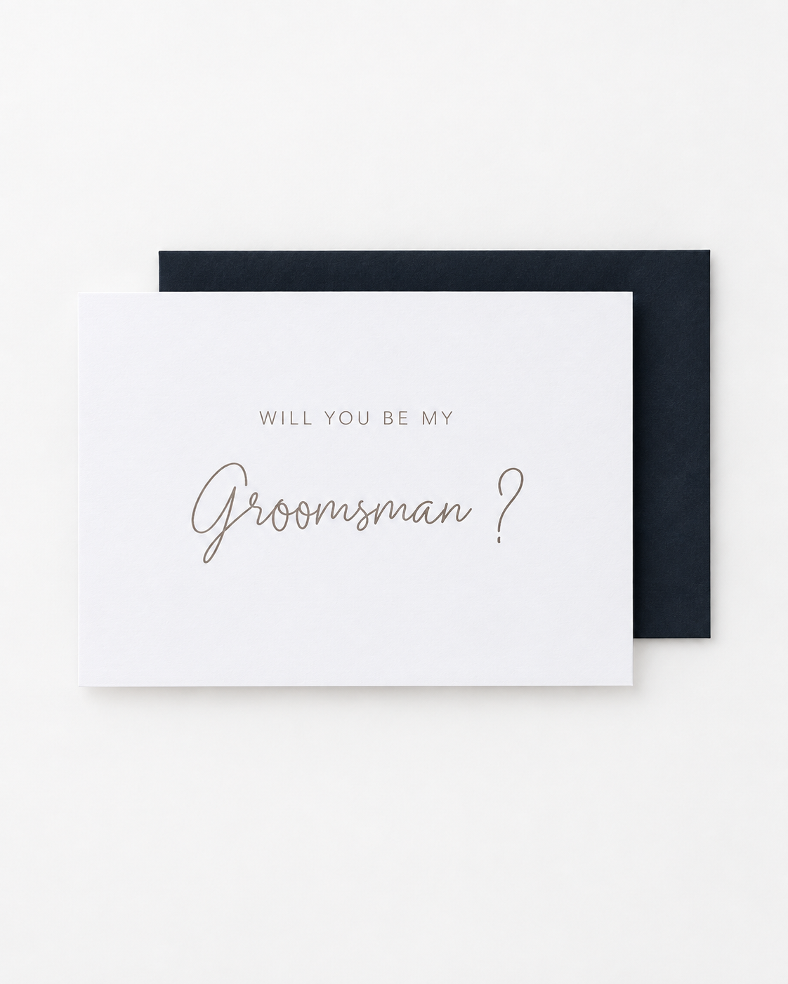 Groomsman Proposal Card