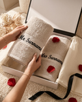 Embroidered Bath Towel Set