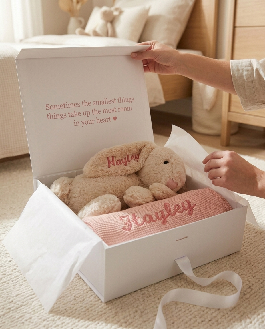 Bunny & Blanket Baby Gift Box