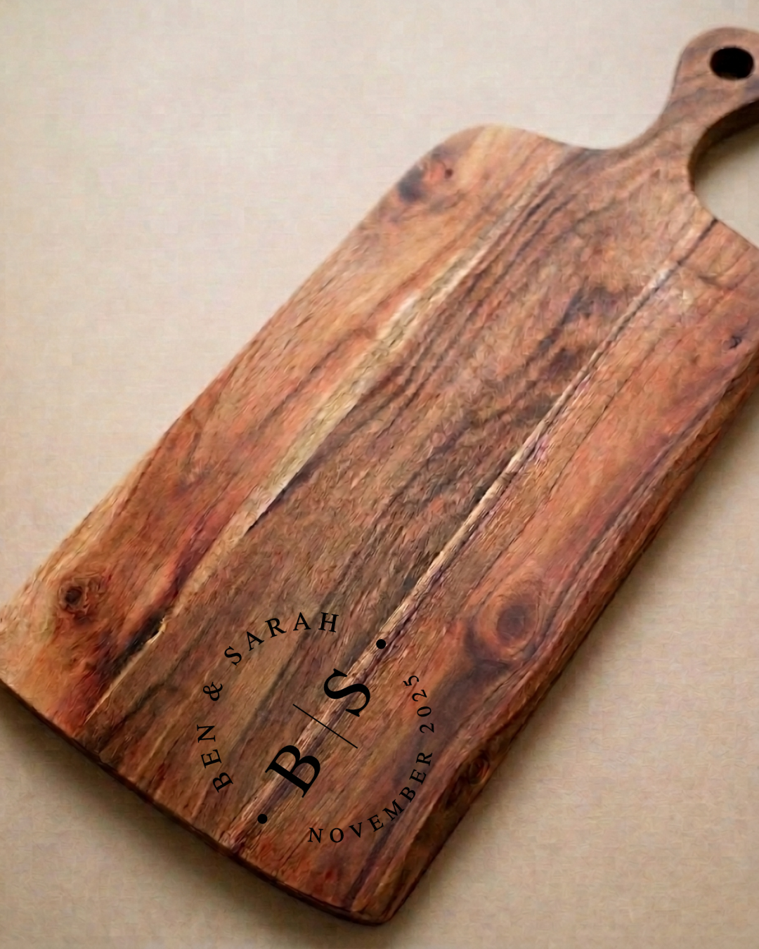 Laser Engraved Cheeseboard