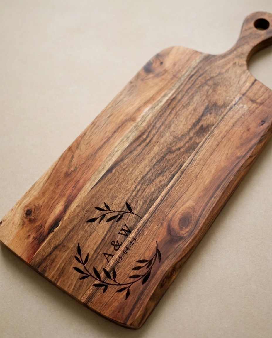 Laser Engraved Cheeseboard