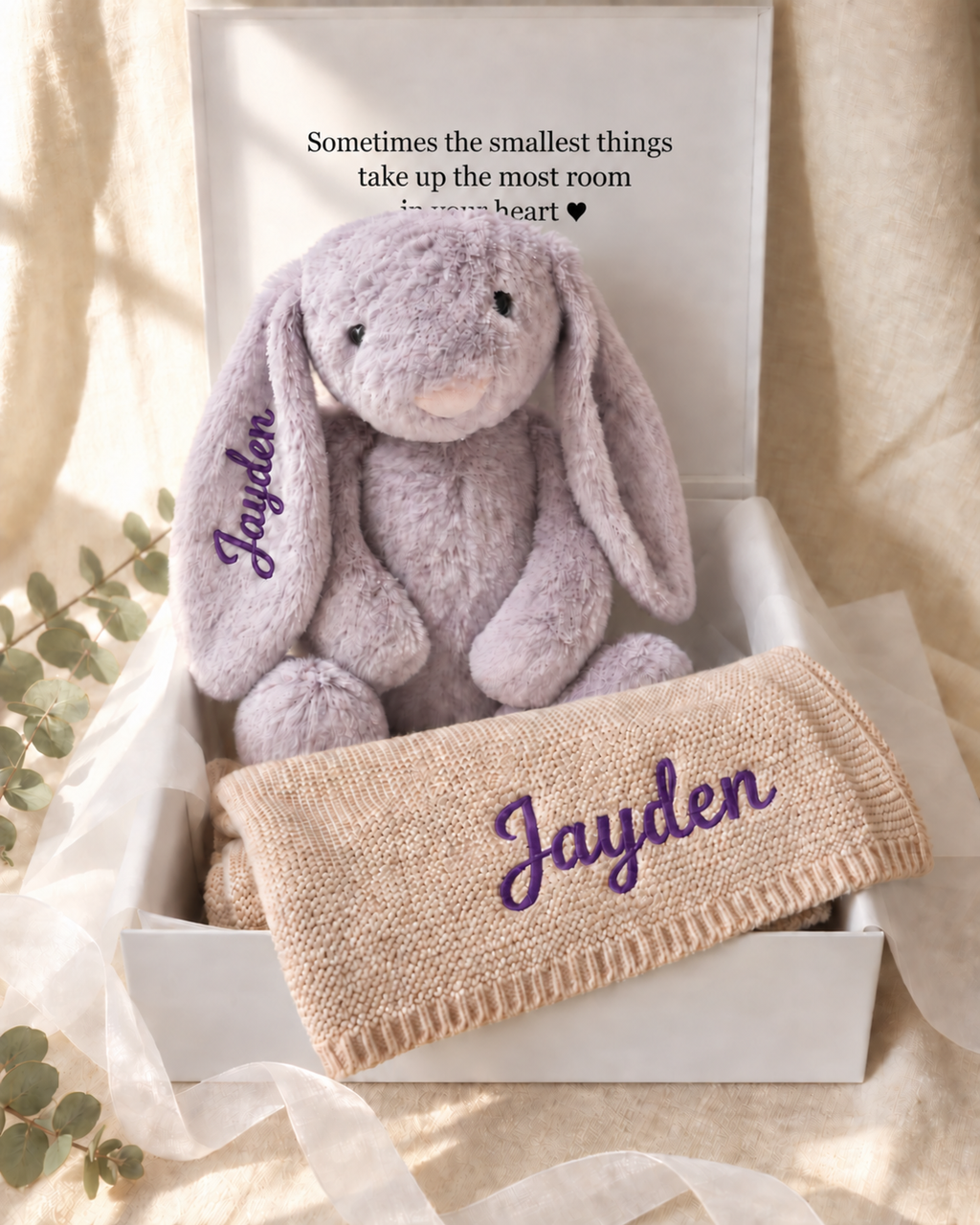 Bunny & Blanket Baby Gift Box