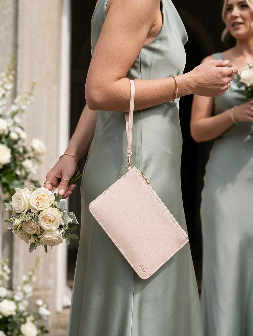 Personalised leather clutch – JzWrites Co Melbourne