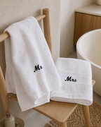 Embroidered Bath Towel Set