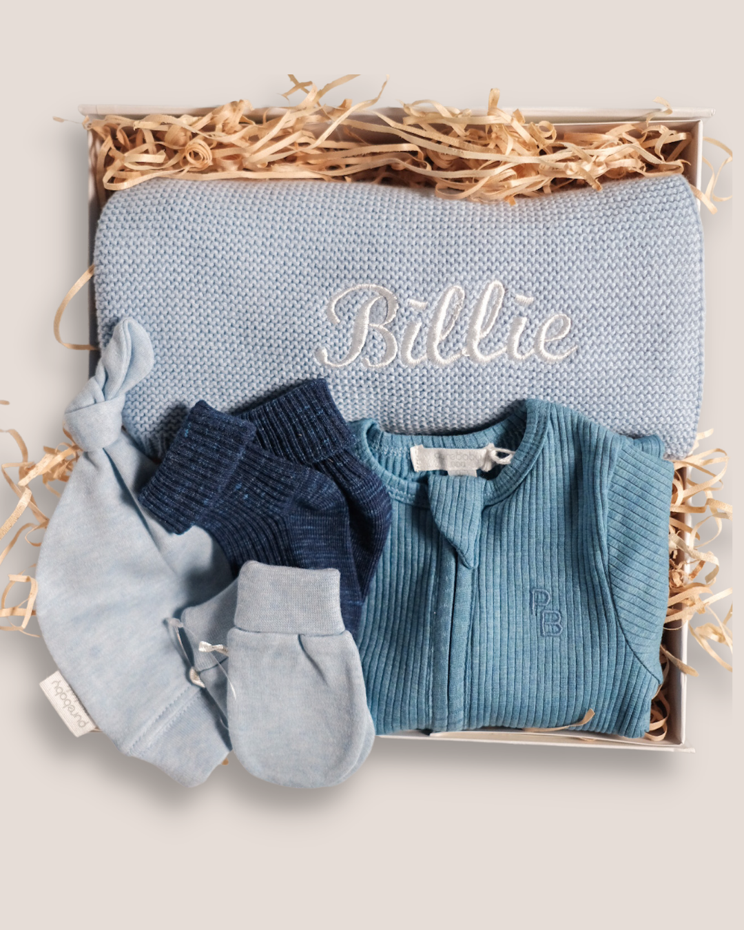 colour:lake-blue | Welcome Baby Gift Box - Lake Blue
