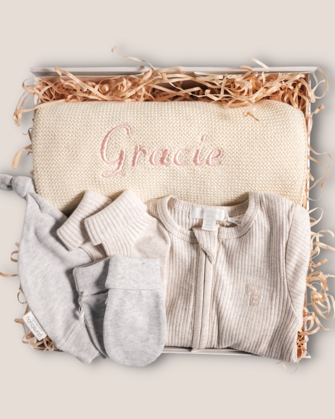 colour:wheat | Welcome Baby Gift Box - Wheat