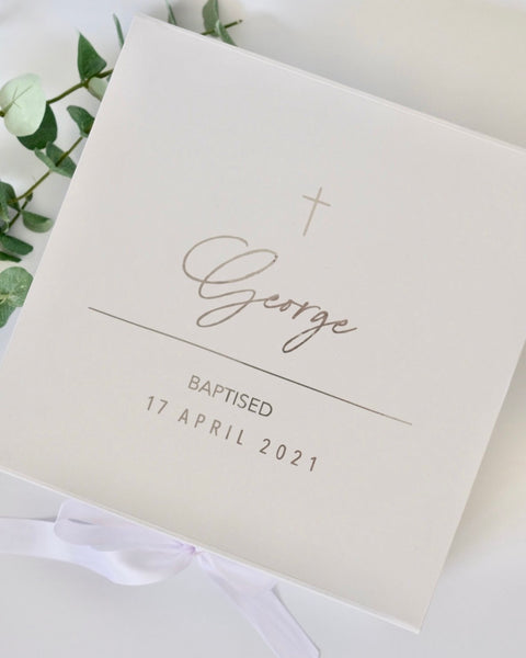 CHRISTENING BOX