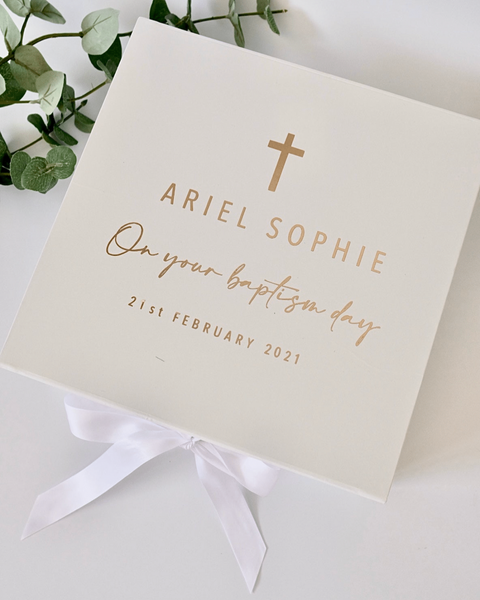 CHRISTENING BOX